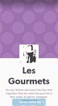 Mobile Screenshot of lesgourmets.tumblr.com