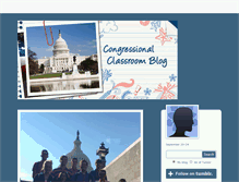 Tablet Screenshot of congressionalclassroom.tumblr.com