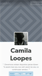 Mobile Screenshot of camilaloopes.tumblr.com