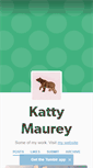 Mobile Screenshot of kattymaurey.tumblr.com