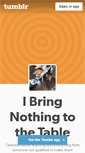Mobile Screenshot of nothingtothetable.tumblr.com