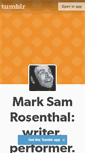 Mobile Screenshot of marksamiam.tumblr.com