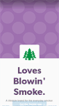 Mobile Screenshot of lovesblowinsmoke.tumblr.com