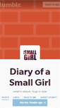 Mobile Screenshot of diaryofasmallgirl.tumblr.com