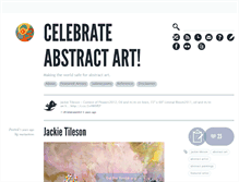 Tablet Screenshot of celebrate-abstract-art.tumblr.com