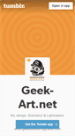Mobile Screenshot of geek-art.tumblr.com