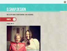 Tablet Screenshot of dshapdesign.tumblr.com
