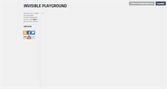 Desktop Screenshot of invisibleplayground.tumblr.com