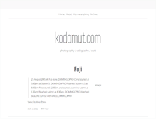 Tablet Screenshot of kodomut.tumblr.com