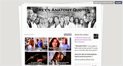 Desktop Screenshot of greys-anatomy-quotes.tumblr.com