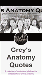 Mobile Screenshot of greys-anatomy-quotes.tumblr.com