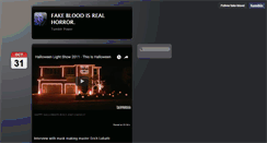 Desktop Screenshot of fake-blood.tumblr.com