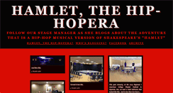 Desktop Screenshot of hamletthehiphopera.tumblr.com