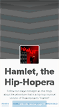 Mobile Screenshot of hamletthehiphopera.tumblr.com