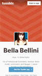 Mobile Screenshot of bellabellini.tumblr.com