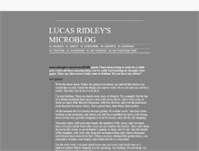 Tablet Screenshot of lucasridley.tumblr.com