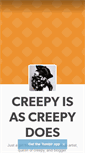 Mobile Screenshot of creepyisascreepydoes.tumblr.com