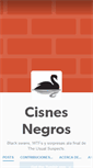 Mobile Screenshot of cisnesnegros.tumblr.com