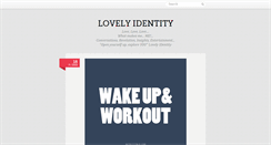 Desktop Screenshot of lovelyidentity.tumblr.com