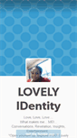 Mobile Screenshot of lovelyidentity.tumblr.com