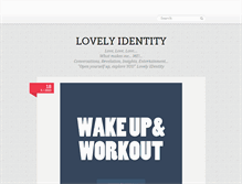 Tablet Screenshot of lovelyidentity.tumblr.com