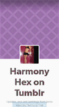 Mobile Screenshot of harmonyhex.tumblr.com