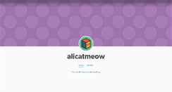 Desktop Screenshot of alicatmeow.tumblr.com
