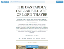 Tablet Screenshot of lordthayer.tumblr.com