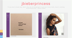 Desktop Screenshot of jbieberprincess.tumblr.com