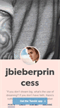 Mobile Screenshot of jbieberprincess.tumblr.com