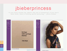 Tablet Screenshot of jbieberprincess.tumblr.com