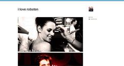 Desktop Screenshot of i-love-robsten.tumblr.com