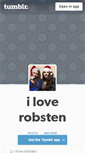 Mobile Screenshot of i-love-robsten.tumblr.com