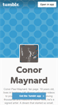 Mobile Screenshot of conorpaul-maynard.tumblr.com