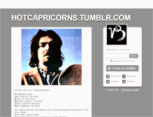 Tablet Screenshot of hotcapricorns.tumblr.com
