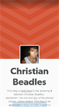 Mobile Screenshot of ohchristianbeadles.tumblr.com