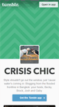 Mobile Screenshot of crisischic.tumblr.com