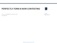 Tablet Screenshot of perfectly-torn.tumblr.com