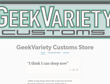 Tablet Screenshot of geekvariety.tumblr.com