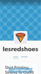 Mobile Screenshot of lesredshoes.tumblr.com