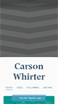 Mobile Screenshot of carsonmcwhirter.tumblr.com