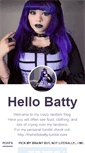 Mobile Screenshot of hello-batty.tumblr.com