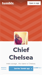 Mobile Screenshot of chitchatchelsea.tumblr.com