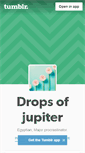 Mobile Screenshot of dropsofjupiter.tumblr.com