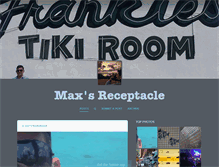 Tablet Screenshot of maxsreceptacle.tumblr.com