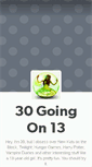 Mobile Screenshot of 30goingon13.tumblr.com