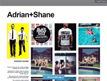 Tablet Screenshot of adrianandshane.tumblr.com