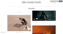 Desktop Screenshot of goldenratioent.tumblr.com