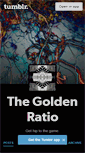 Mobile Screenshot of goldenratioent.tumblr.com