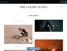 Tablet Screenshot of goldenratioent.tumblr.com